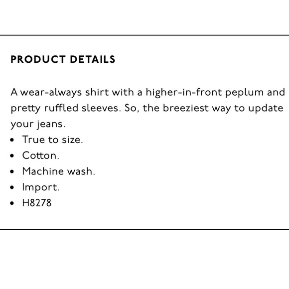 MADEWELL Studio Ruffle Hem Top in White - Picture 8 of 8